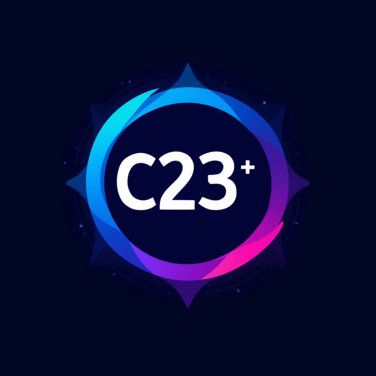 an-generated logo for the c++ 23 standards